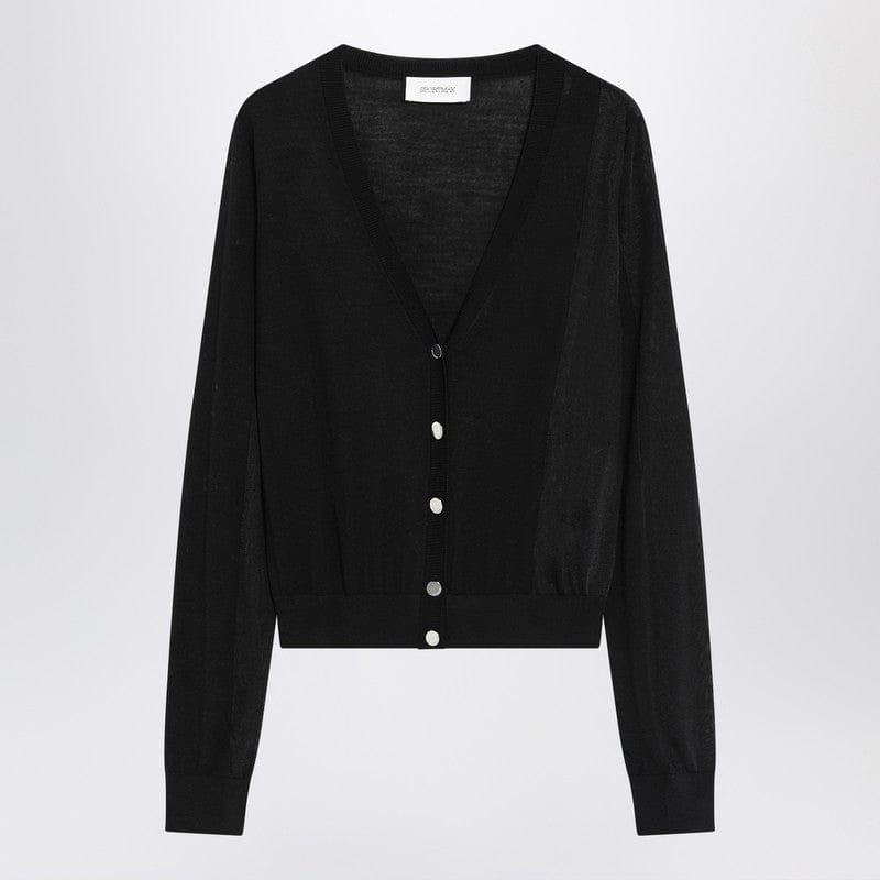 Shirts & Tops Sportmax - Black wool cardigan - L Brand