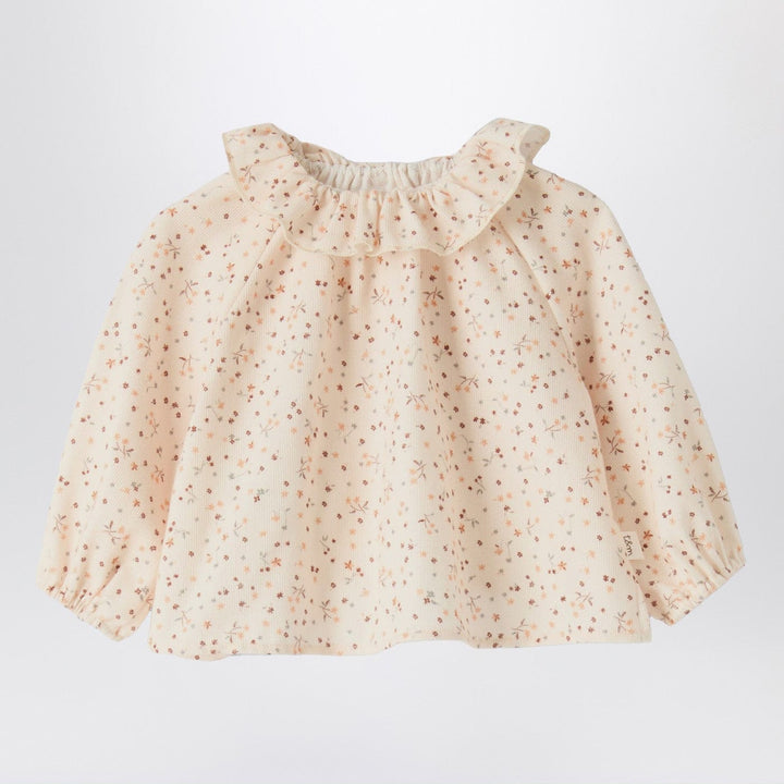 Shirts &amp; Tops Teddy &amp; Minou - Cream blouse with floral print Brand