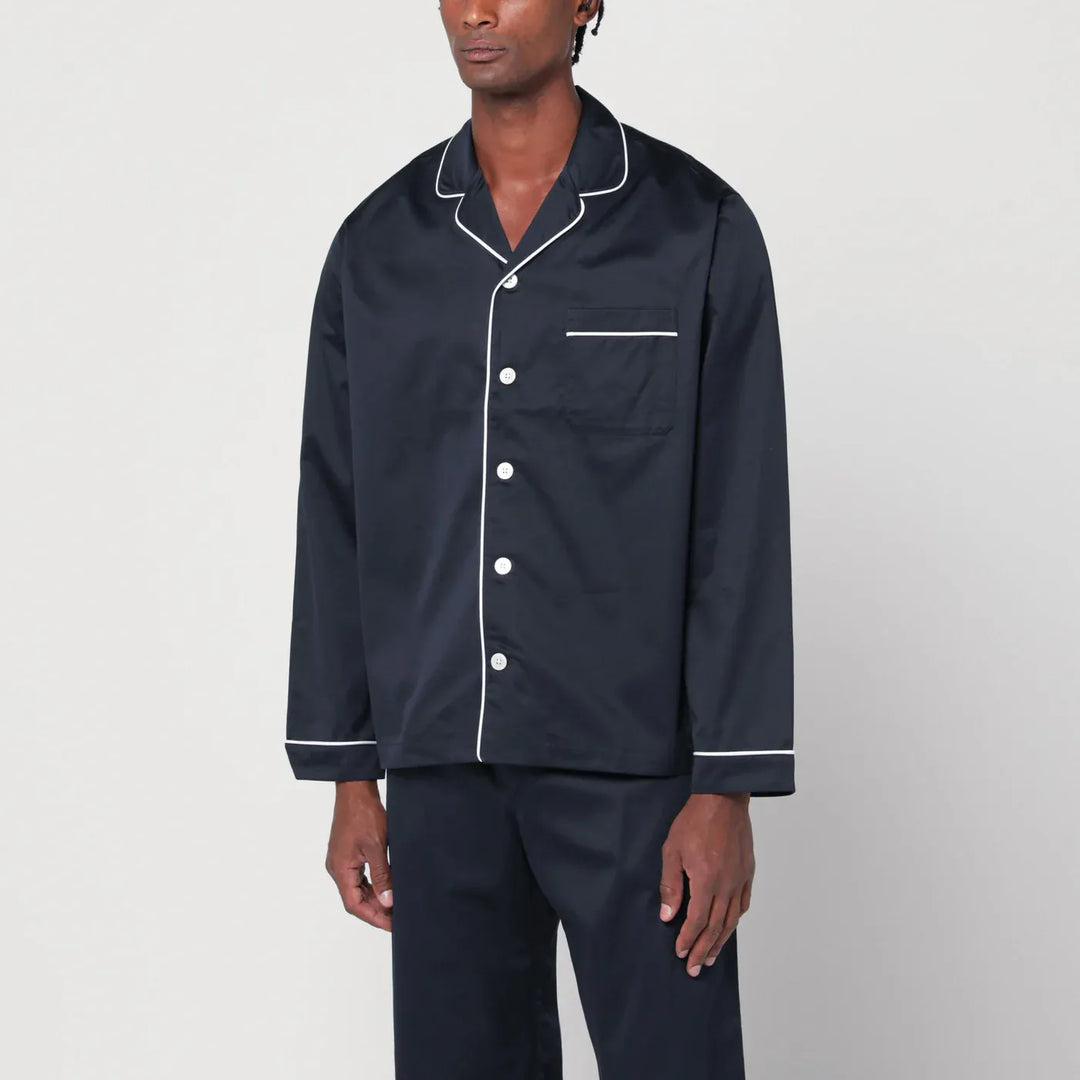 Tekla - Blue/white pyjama shirt Brand Shirts &amp; Tops L