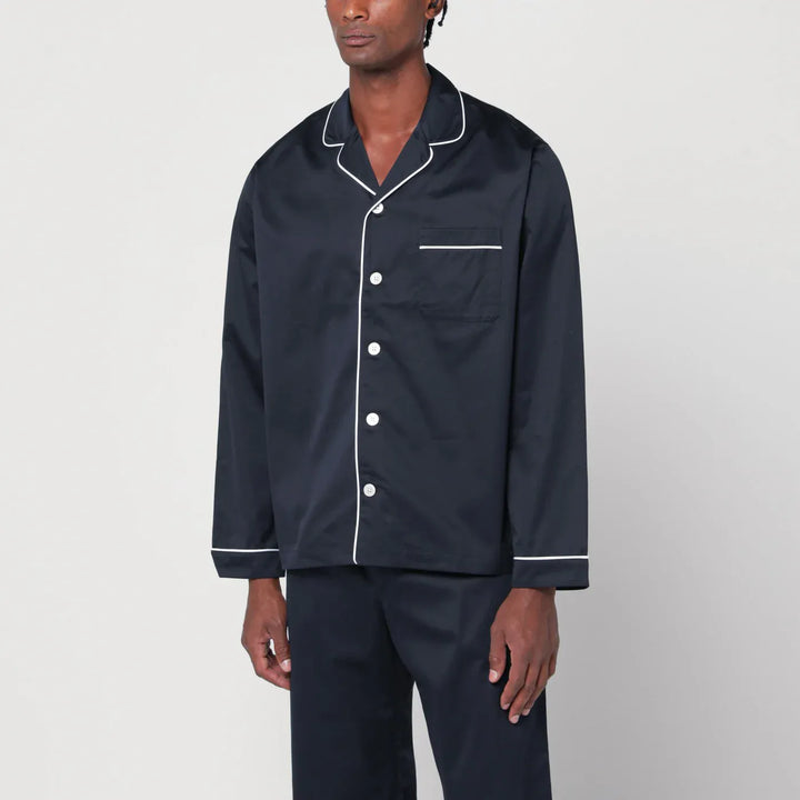 Tekla - Blue/white pyjama shirt Brand Shirts &amp; Tops L