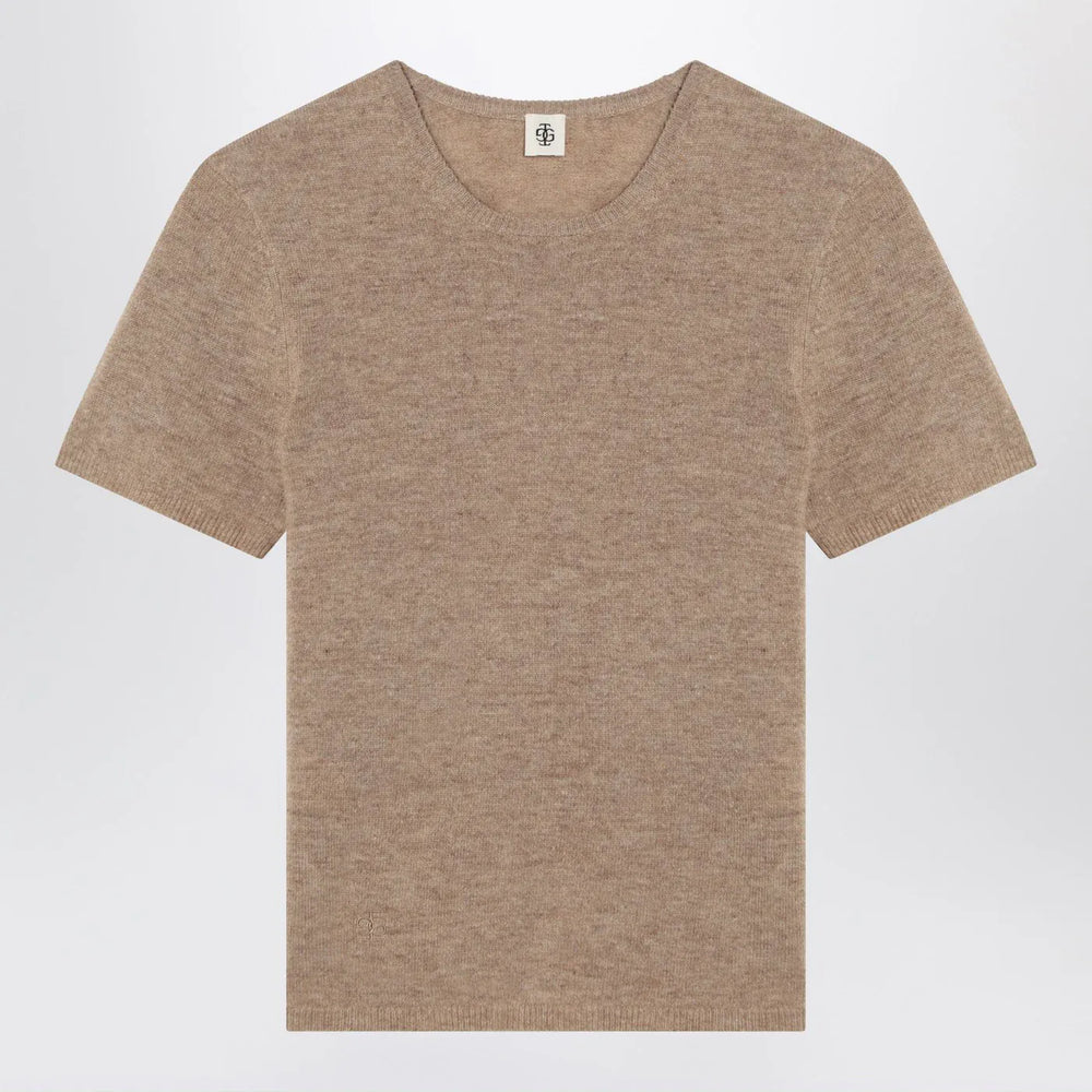 the garment - Camel colour Como sweater in wool Brand Shirts & Tops 8 UK