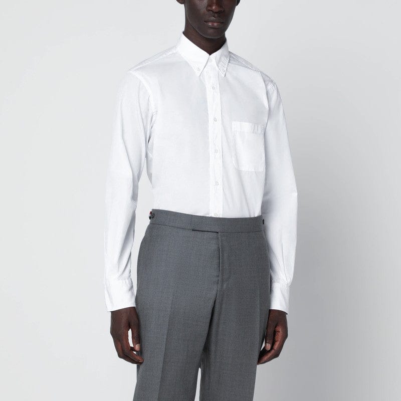Shirts & Tops Thom Browne - White button-down cotton shirt - 5 Brand