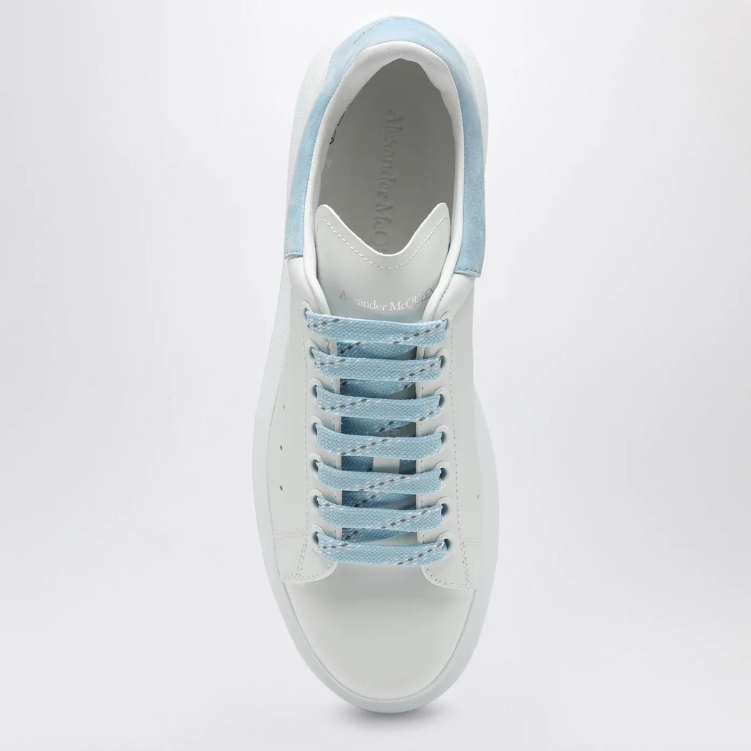 Alexander McQueen - Oversize Sneakers white/powder blue Brand Shoes