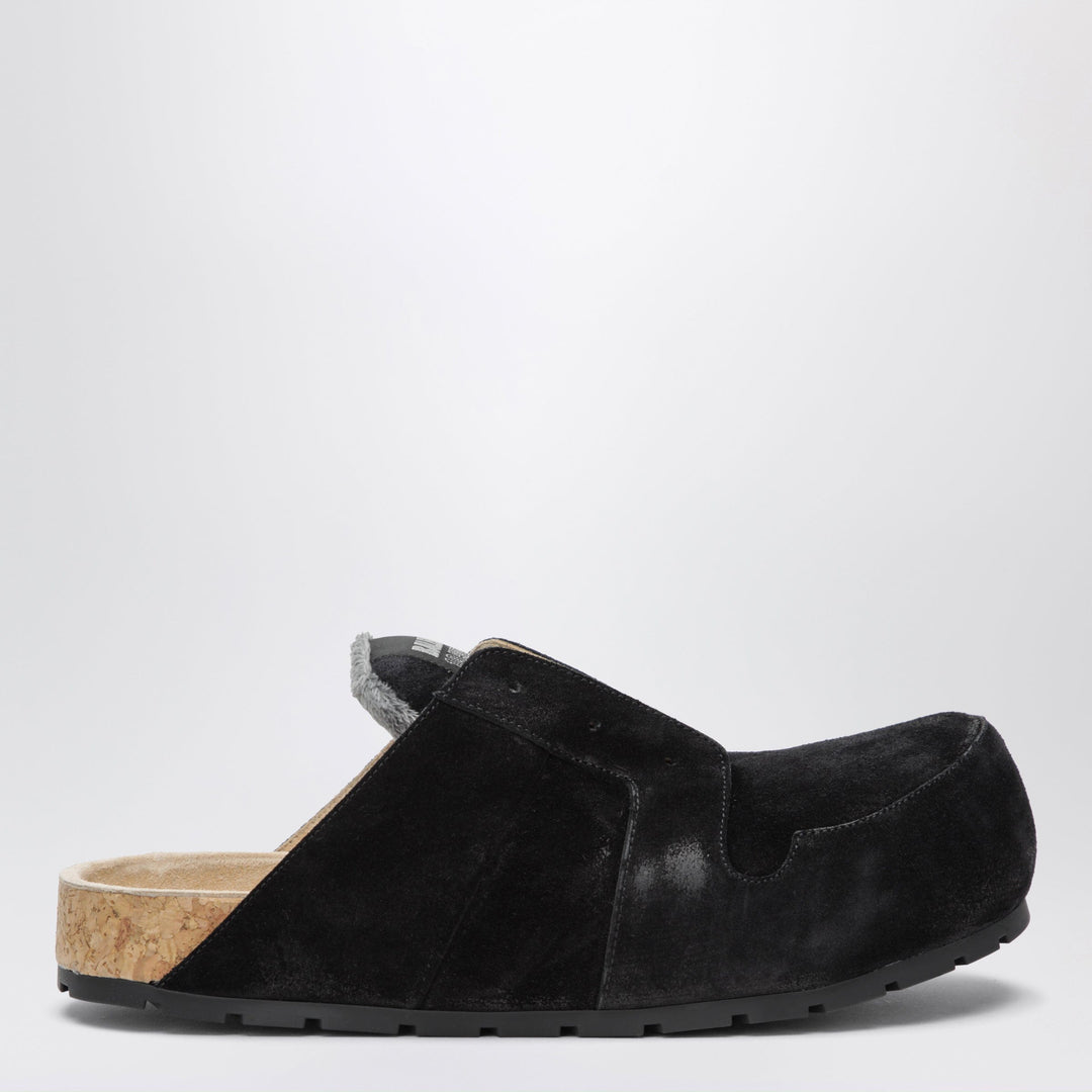 Shoes Balenciaga - Dumbo sabot in distressed suede calfskin Brand