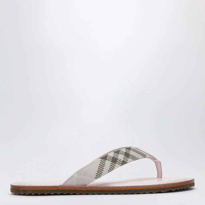 Burberry - Pink Pavilion sandals with Check pattern Brand Shoes 36 IT