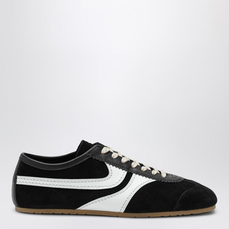 Shoes Dries Van Noten - Black/white leather and suede sneakers - 42 IT Brand