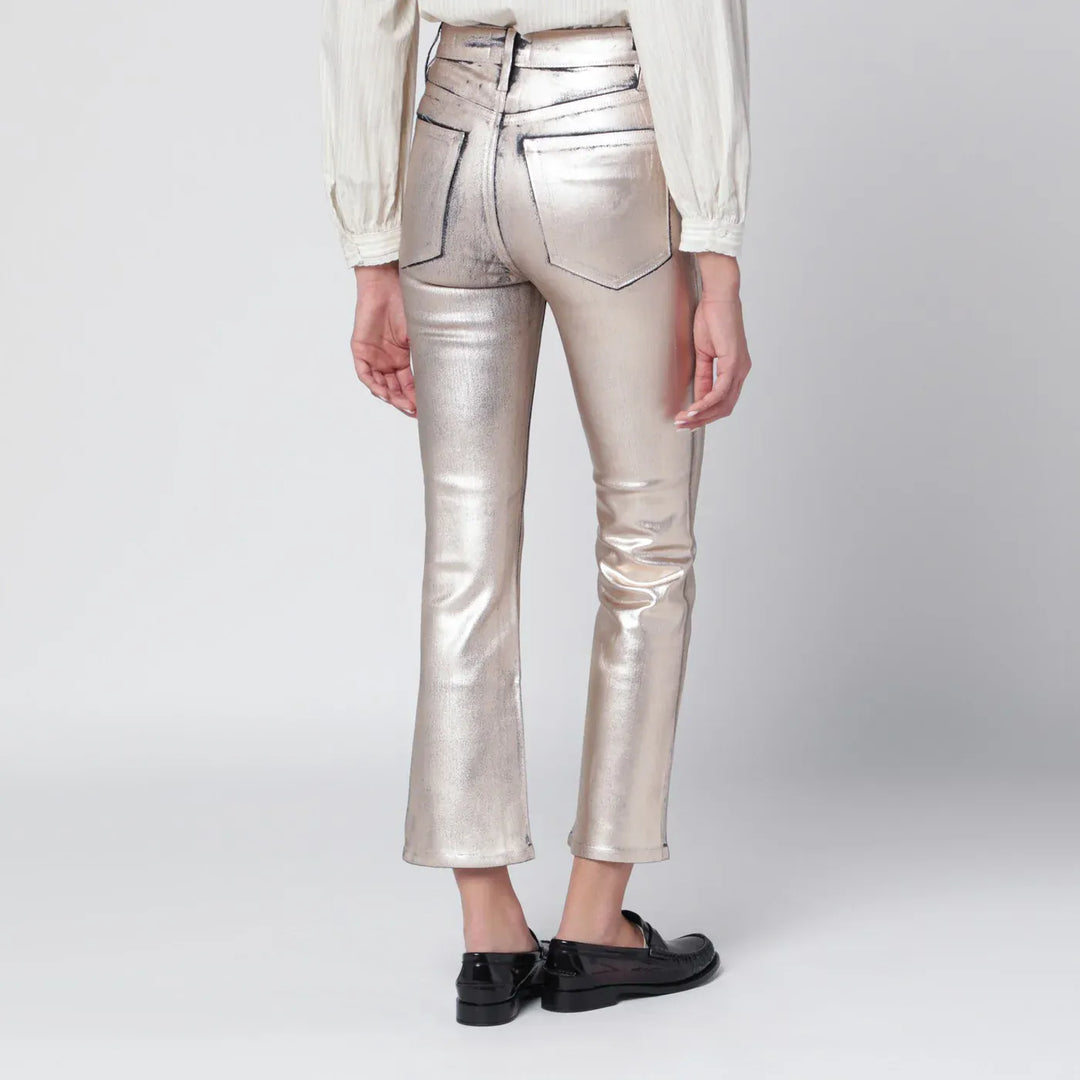 Frame - Champagne The Reboot cropped trousers Brand Shoes