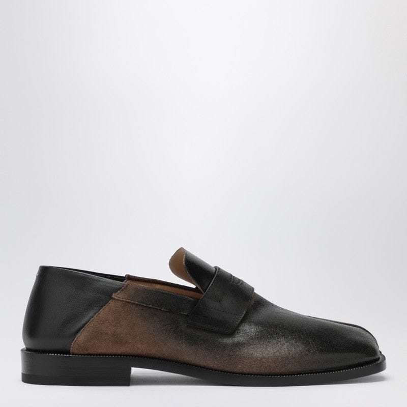Shoes Maison Margiela - Tabi City loafers in suede with laminated treatment - 45 IT Brand