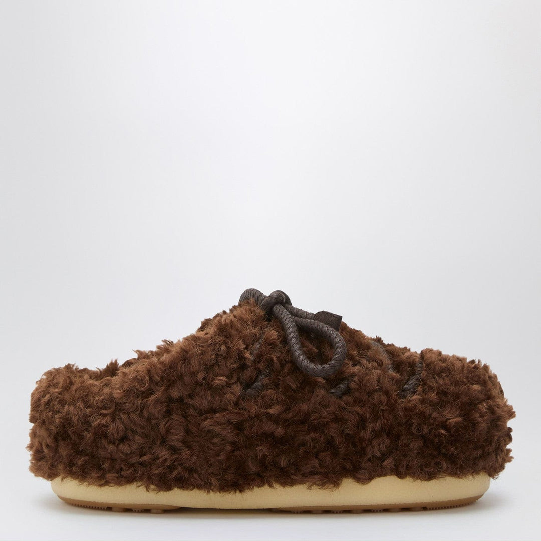 Shoes 35/36 Moon Boot - Dark brown curly shearling mules Brand