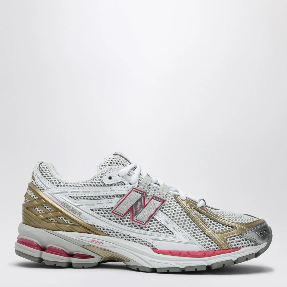 New Balance - Sneakers 1906R Silver Metallic/Dragon Berry/White Brand Shoes 4 US
