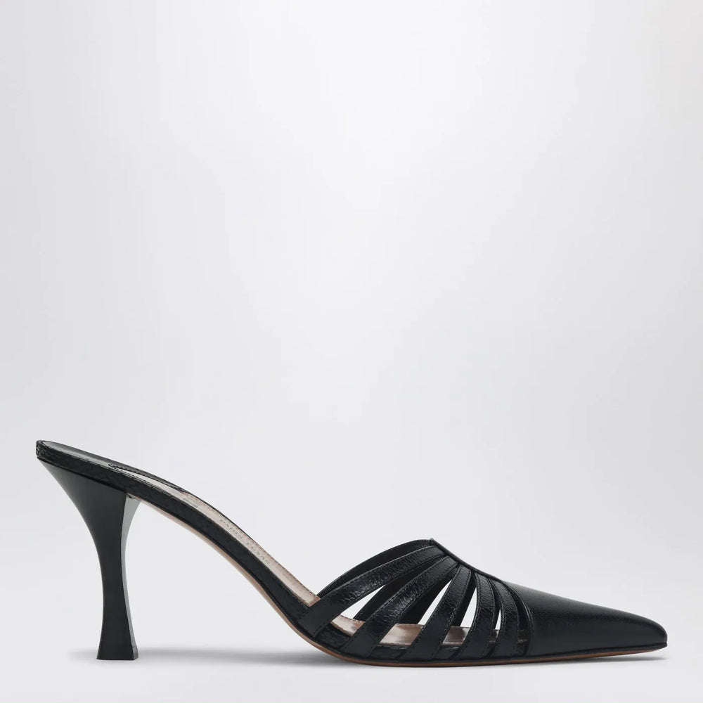 Paris Texas - Black leather mule Nadia Brand Shoes 36,5 IT