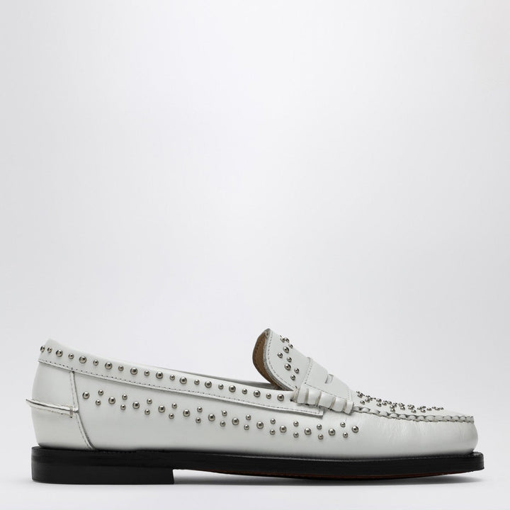 Shoes Sebago - Classic Dan loafer white with studs Brand