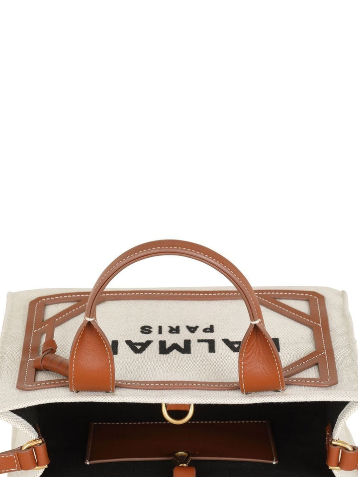 Balmain Shopper UNI Balmain Bag Leather Brown Balmain Bag Leather Brown Brand