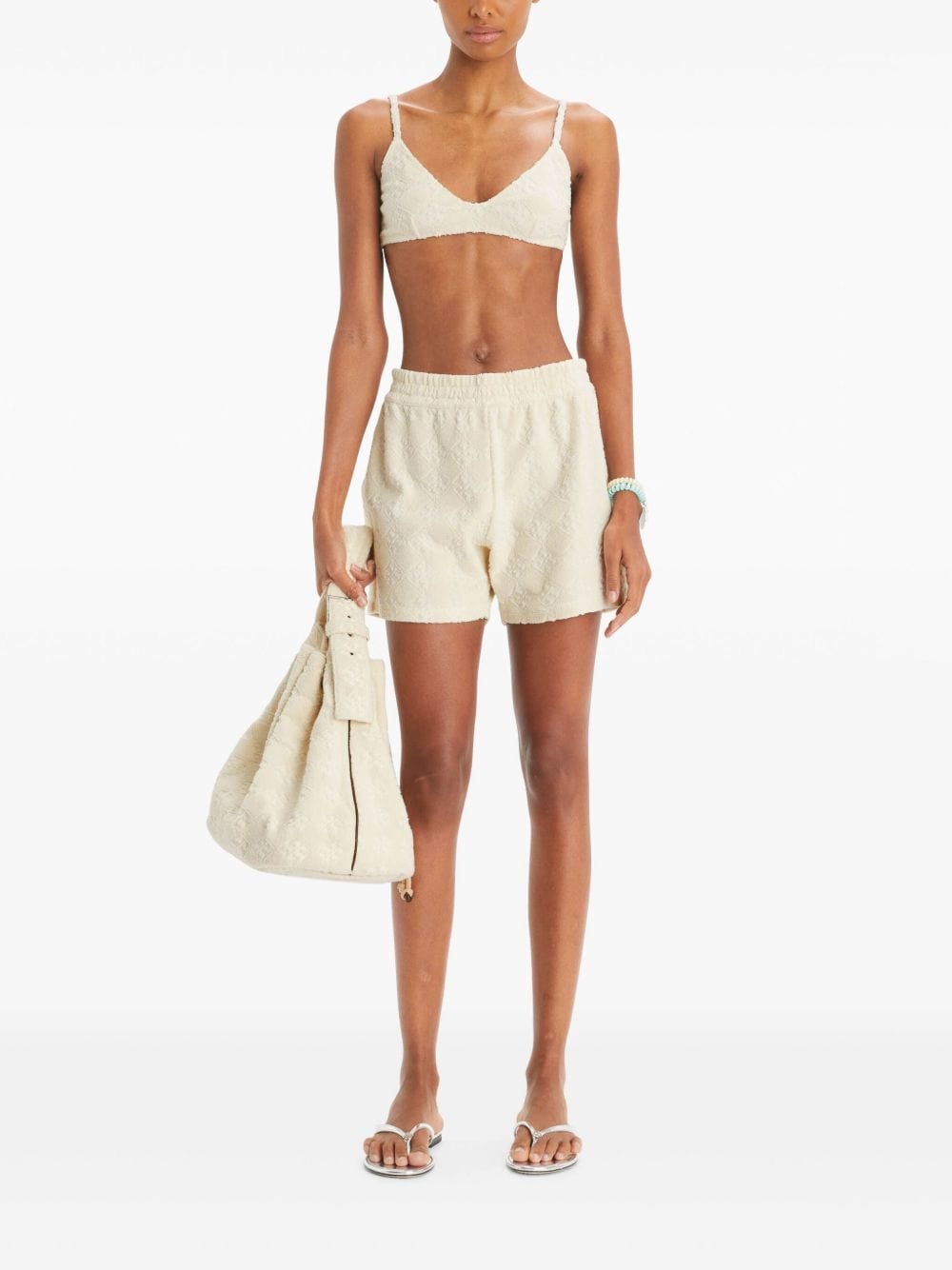 Tory Burch Short trousers M Tory Burch Shorts Ivory Tory Burch Shorts Ivory Brand