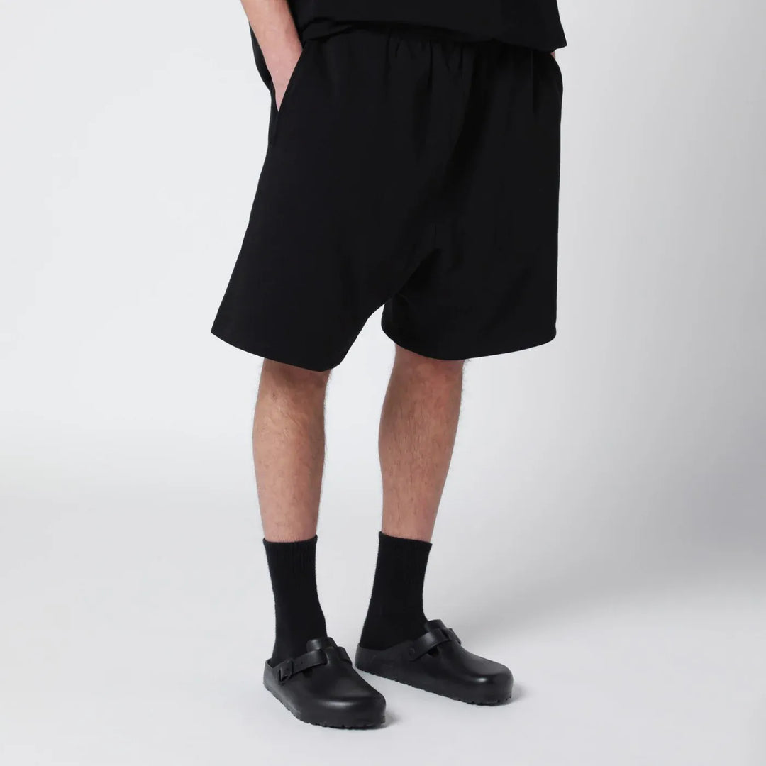 Entire Studios - Black cotton Scuba shorts Brand Shorts