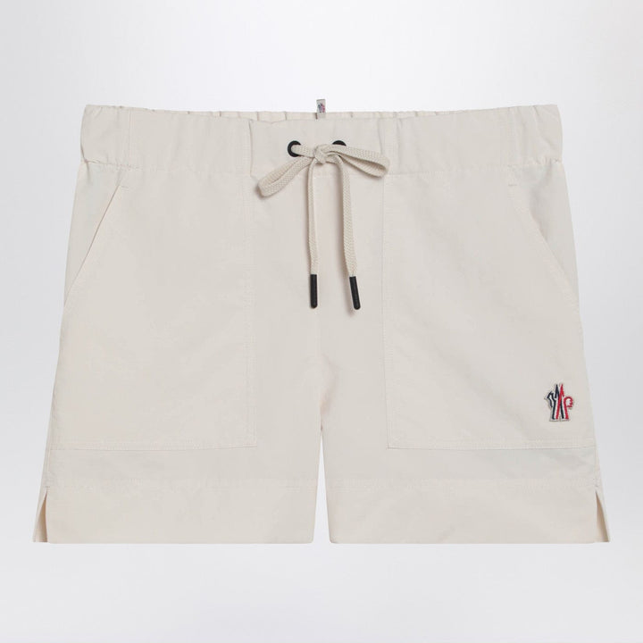 Shorts Moncler Grenoble - Beige technical froissé shorts Brand