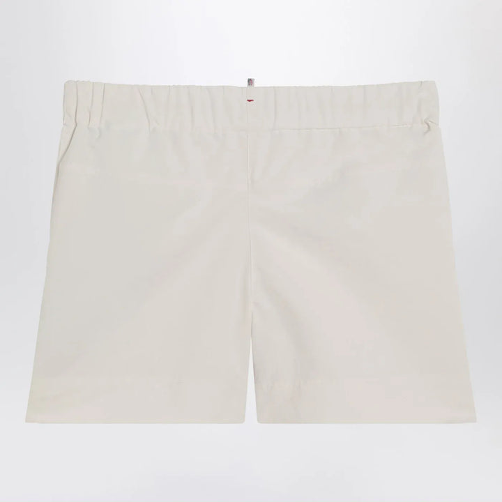 Moncler Grenoble - Beige technical froissé Shorts Brand Shorts
