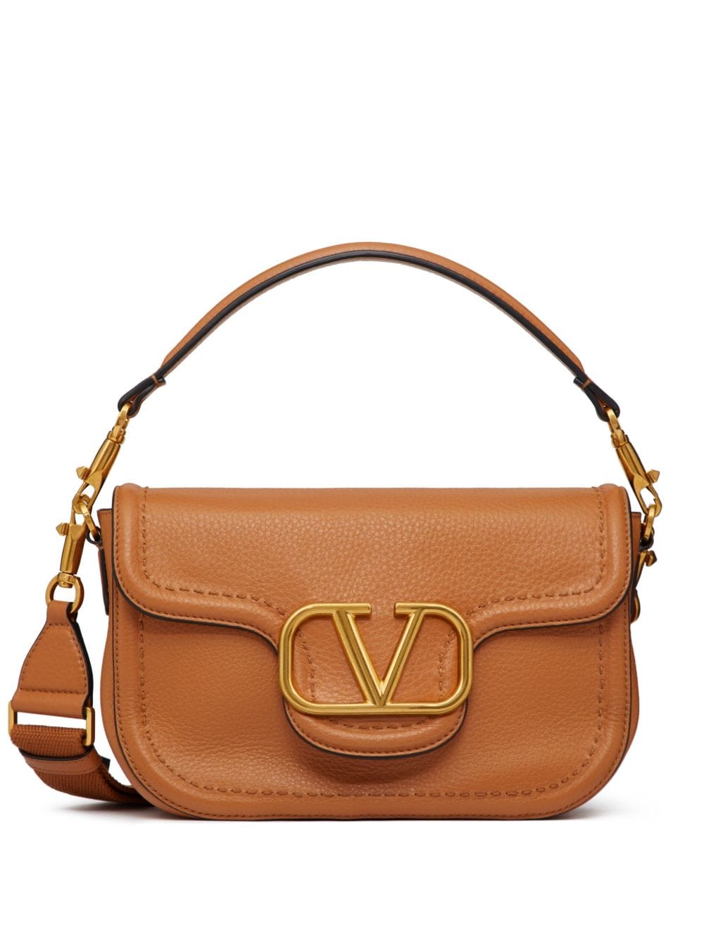 Valentino Garavani Shoulder UNI Valentino Garavani Alltime Brown Leather Shoulder Bag Valentino Garavani Alltime Brown Leather Shoulder Bag Brand