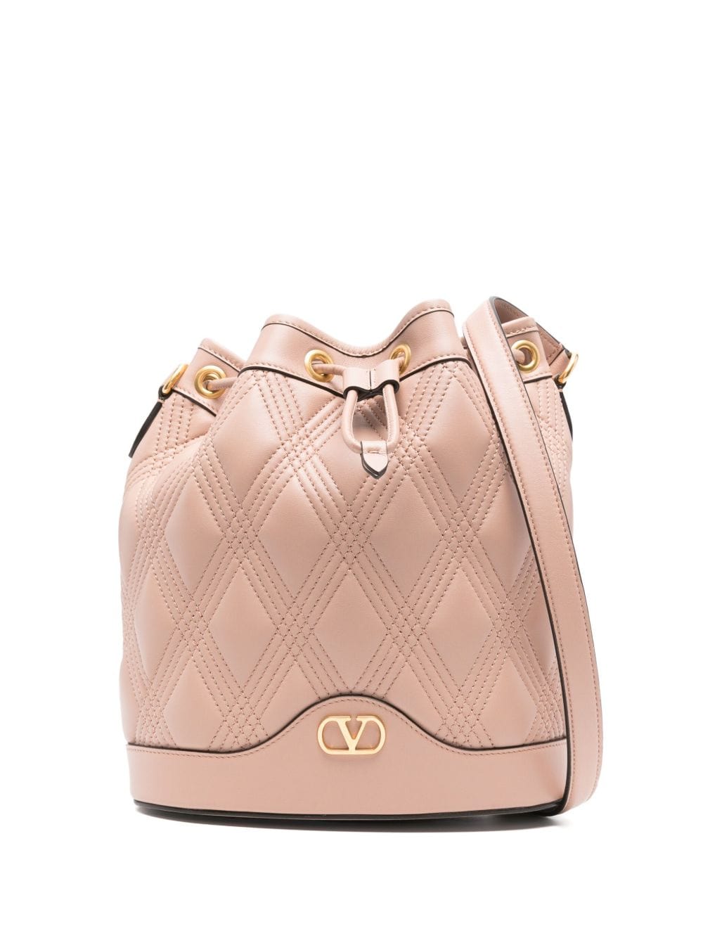 Valentino Garavani Shoulder UNI Valentino Garavani Quiltie 67 Leather Bucket Bag Valentino Garavani Quiltie 67 Leather Bucket Bag Brand