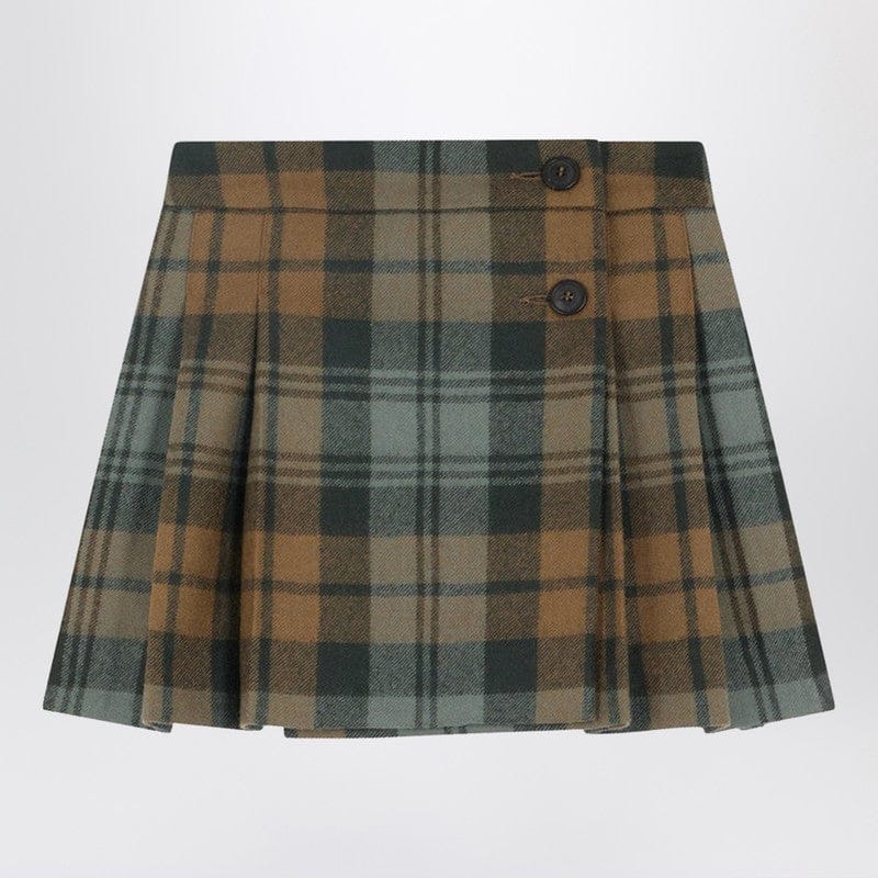 Skirts Bonpoint - Talissa kilt skirt in wool with check pattern - 10 Y Brand
