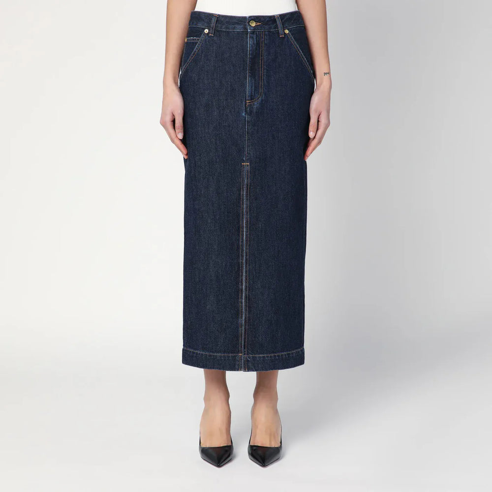 DARKPARK - Dark blue Erika denim skirt Brand Skirts 24