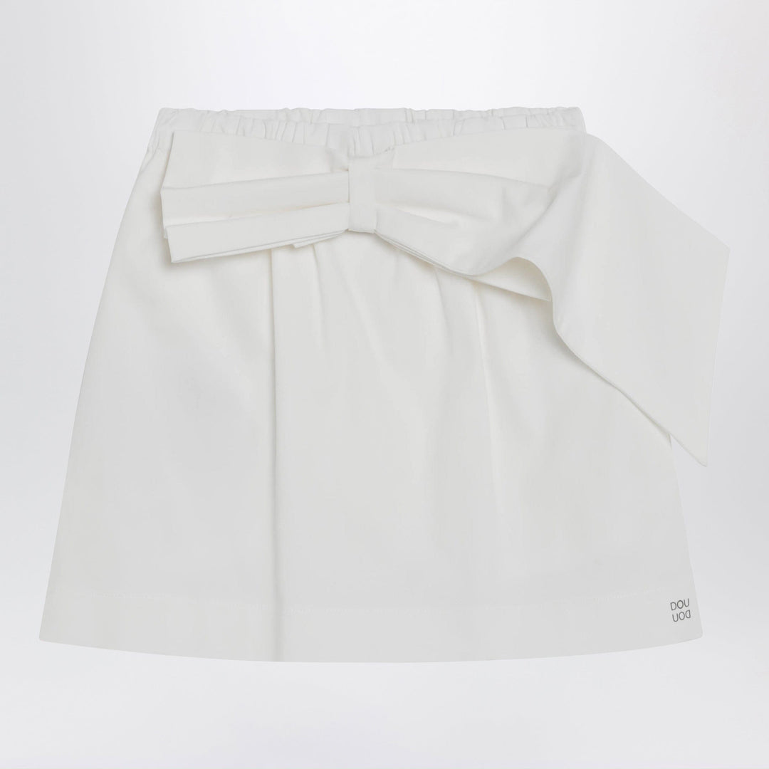 Skirts Douuod - Ivory cotton mini skirt Brand