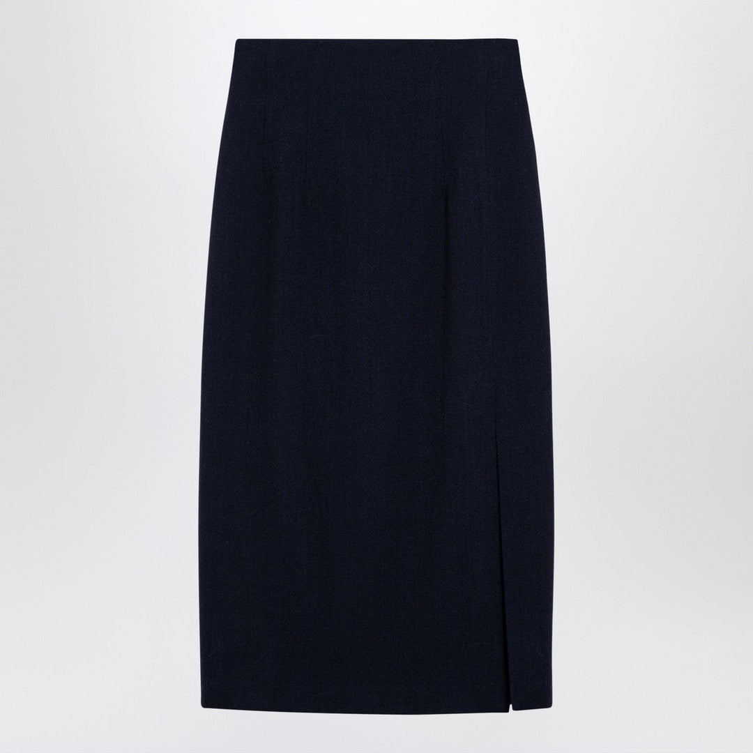 Skirts 34  FR Margaux Lönnberg - Navy blue wool-blend Marlo skirt Brand