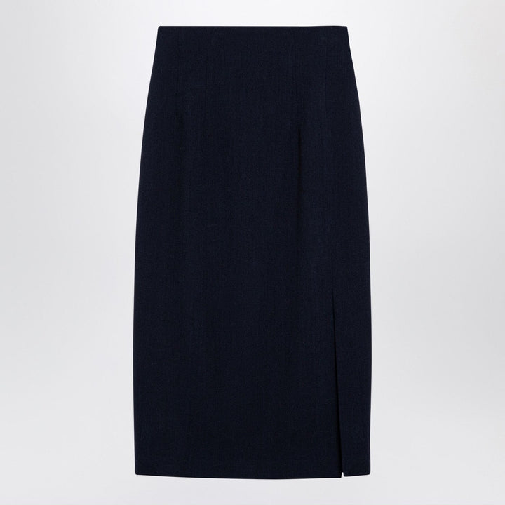 Skirts 34  FR Margaux Lönnberg - Navy blue wool-blend Marlo skirt Brand
