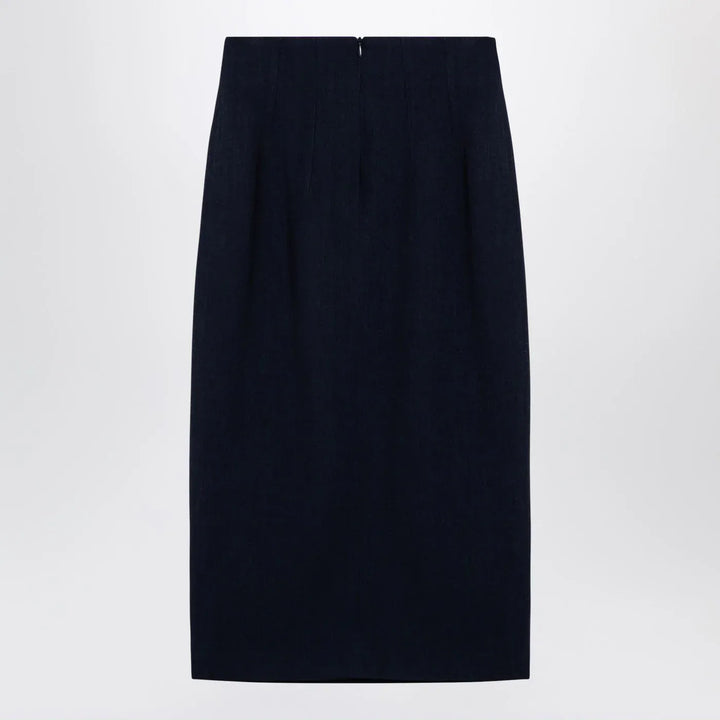 Margaux Lönnberg - Navy blue wool-blend Marlo skirt Brand Skirts 34  FR