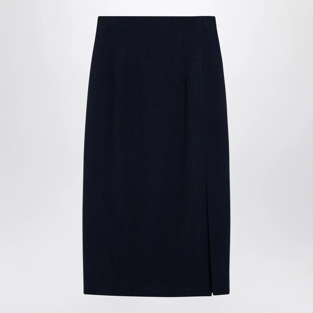 Margaux Lönnberg - Navy blue wool-blend Marlo skirt Brand Skirts 34  FR