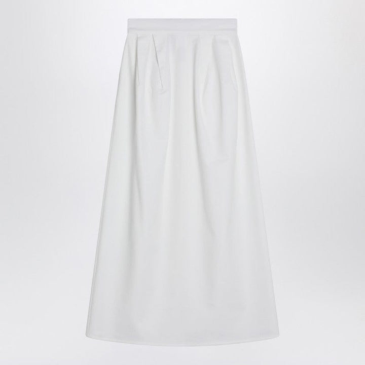 Max Mara Skirts 44 Max Mara Wide white gabardine skirt Max Mara Wide white gabardine skirt Brand