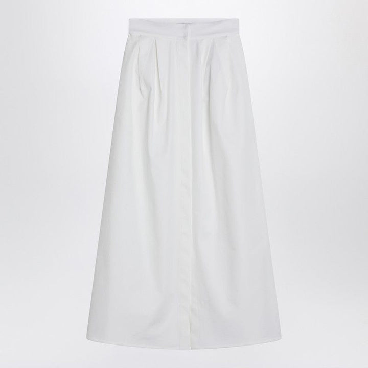 Max Mara Skirts 44 Max Mara Wide white gabardine skirt Max Mara Wide white gabardine skirt Brand