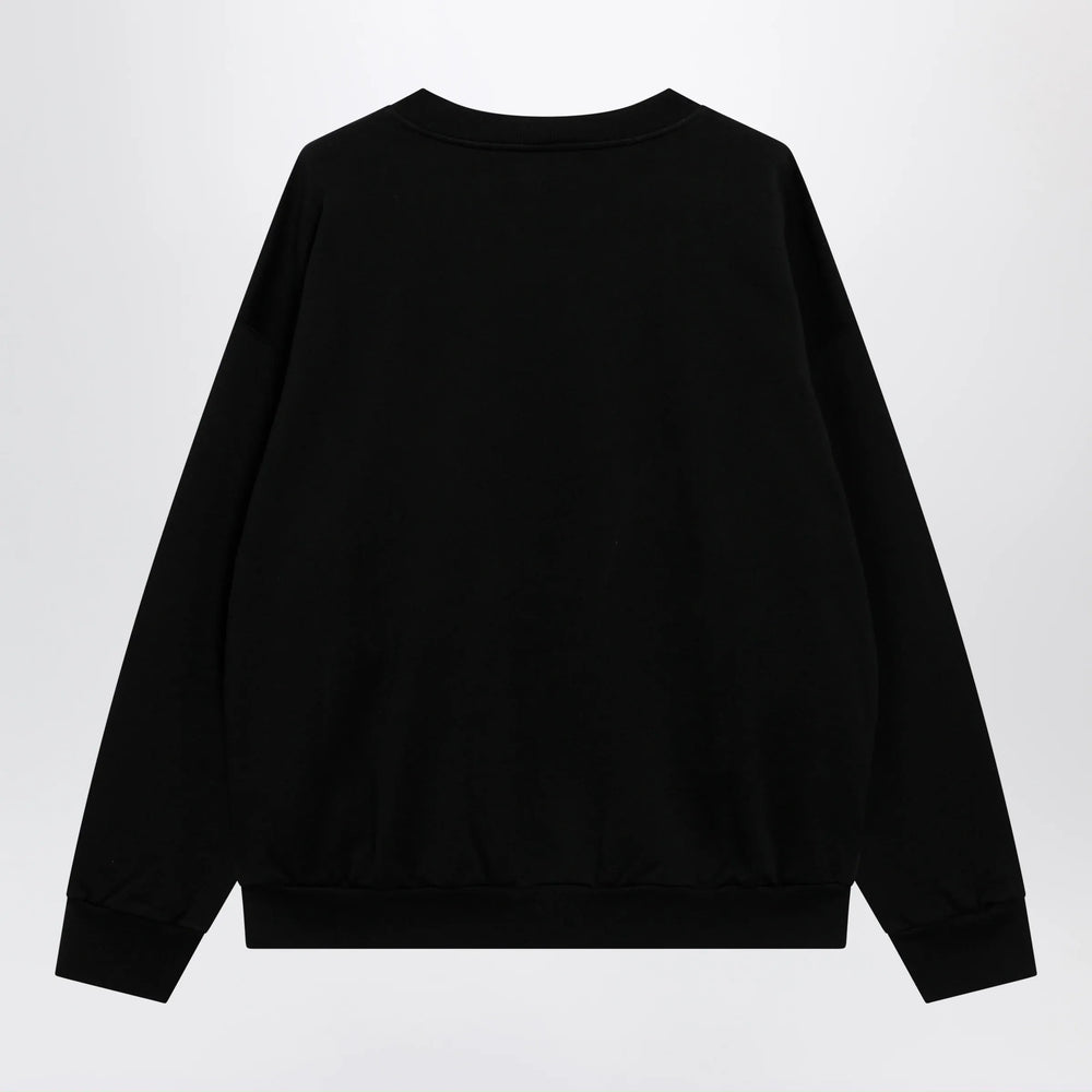Balenciaga - Black sweatshirt with logo print Brand Sweatshirt