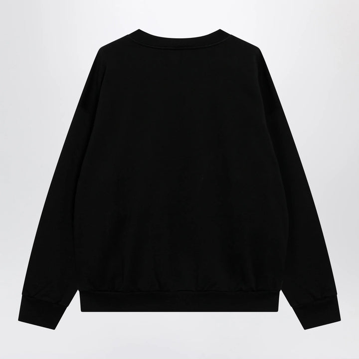 Balenciaga - Black sweatshirt with logo print Brand Sweatshirt