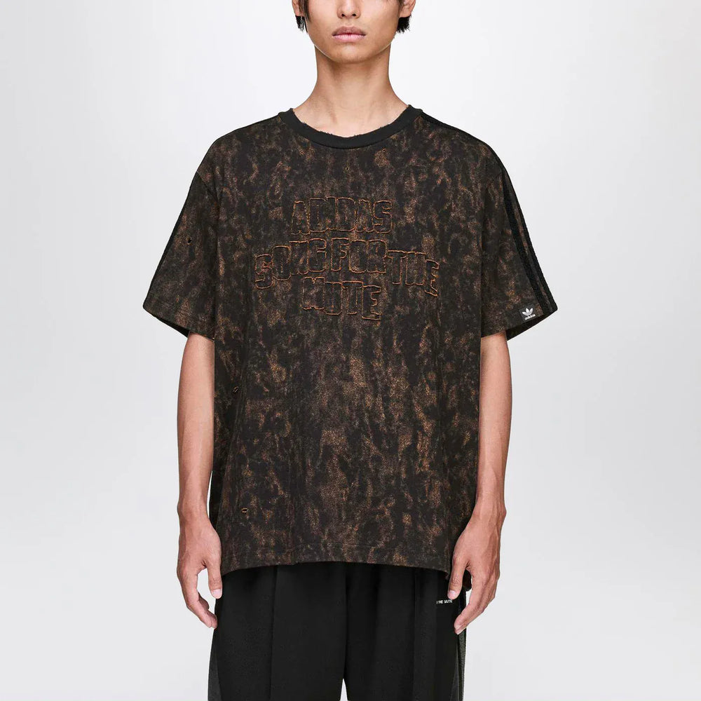adidas Statement - T-shirt Song For The Mute ADI006 Black/Wild Brown Brand T-Shirts L