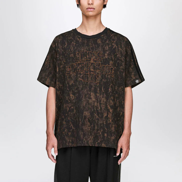 adidas Statement - T-shirt Song For The Mute ADI006 Black/Wild Brown Brand T-Shirts L