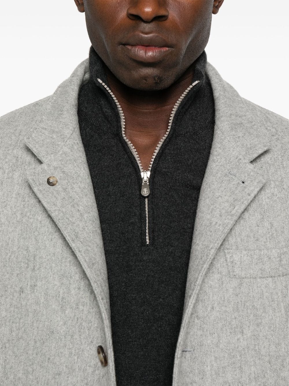Brunello Cucinelli Topwear Brunello Cucinelli Sweaters Grey Brunello Cucinelli Sweaters Grey Brand