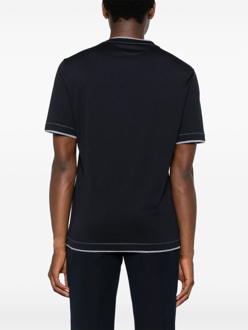Brunello Cucinelli Topwear Brunello Cucinelli T-shirts and Polos Blue Brunello Cucinelli T-shirts and Polos Blue Brand