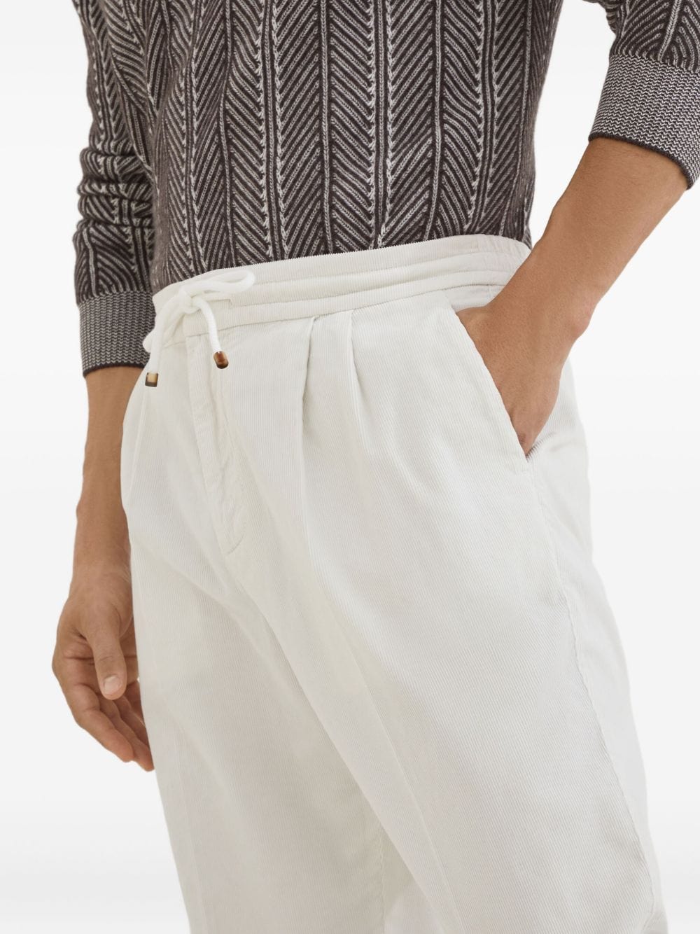 Brunello Cucinelli Trousers Brunello Cucinelli Trousers White Brunello Cucinelli Trousers White Brand