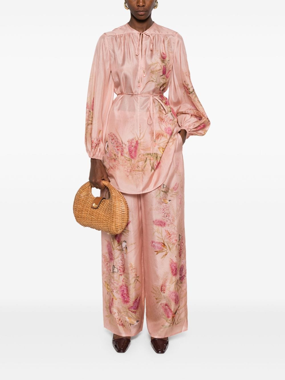 Zimmermann Trousers Zimmermann Trousers Pink Zimmermann Trousers Pink Brand