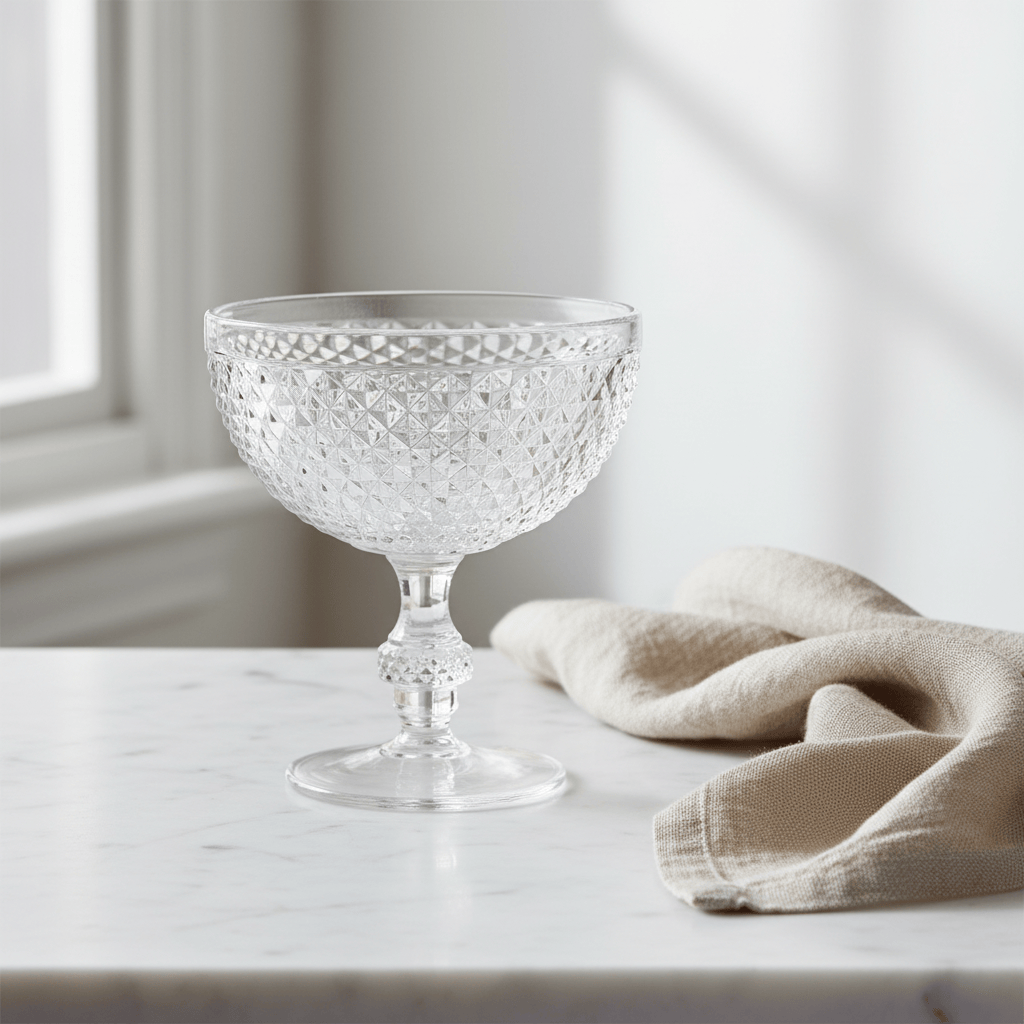 Mario Luca Giusti Crystal Ice Cream Cup Clear Brand Tumblers