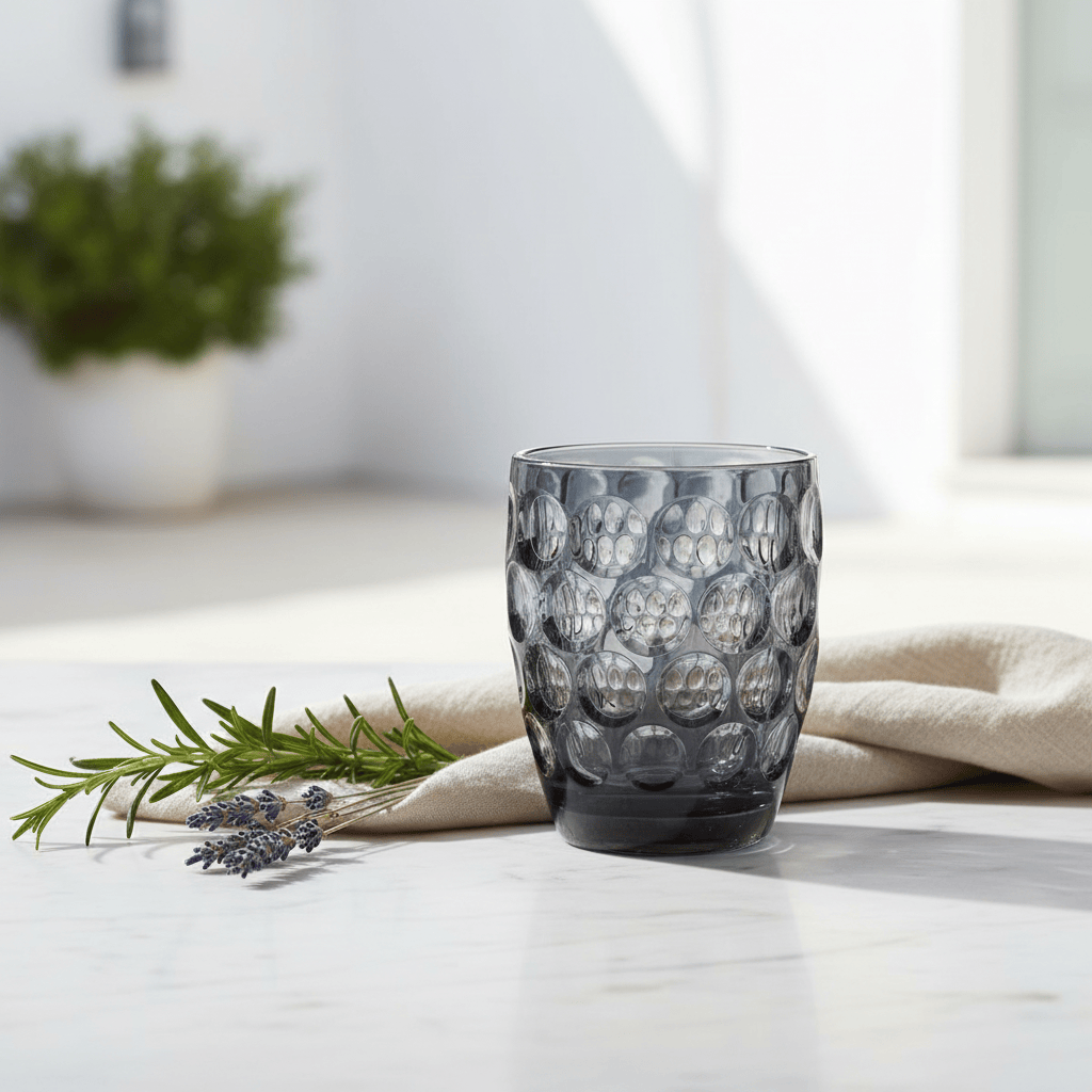 Mario Luca Giusti Lente Set of 2 Short Tumbler Grey Brand Tumblers