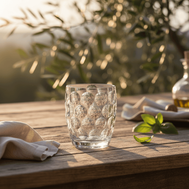 Mario Luca Giusti Lente Short Tumbler Clear Set of 5 Brand Tumblers