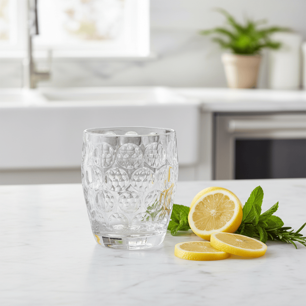 Mario Luca Giusti Lente Short Tumbler Clear Set of 5 Brand Tumblers