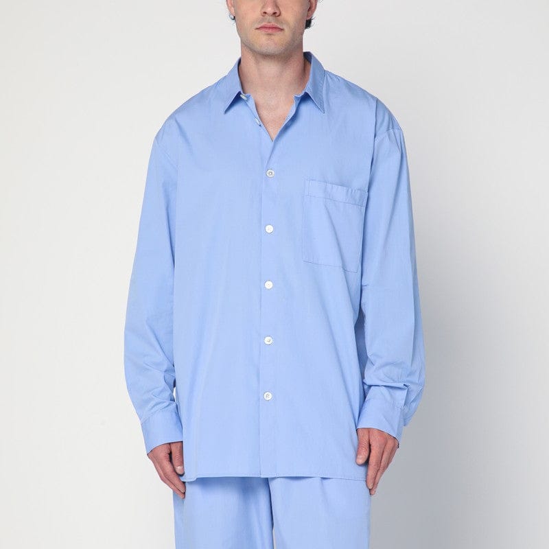 Underwear Tekla - Cornflower blue pyjama shirt - S Brand