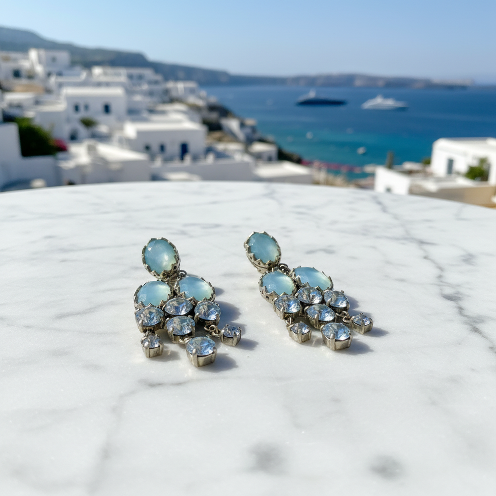 Giora Earrings – Marble Mediterranean