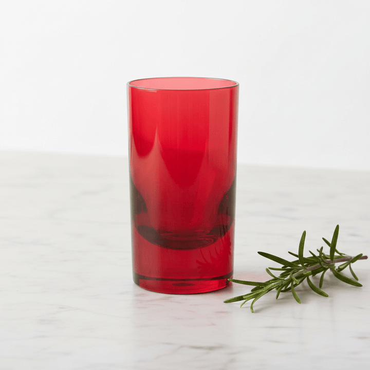 Mario Luca Giusti Set of 3 Whiskey Tumbler Red Brand Whiskey Tumbler